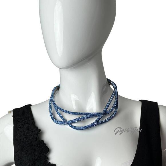 Swarovski Atelier Kolye Tigris-All-Around Statement Sire-Bru New - Picture 1 of 9